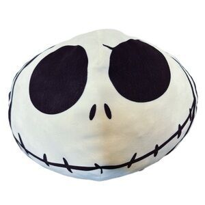 Jack Skellington Nightmare Before Christmas Plush Cloud Pillow Black and White